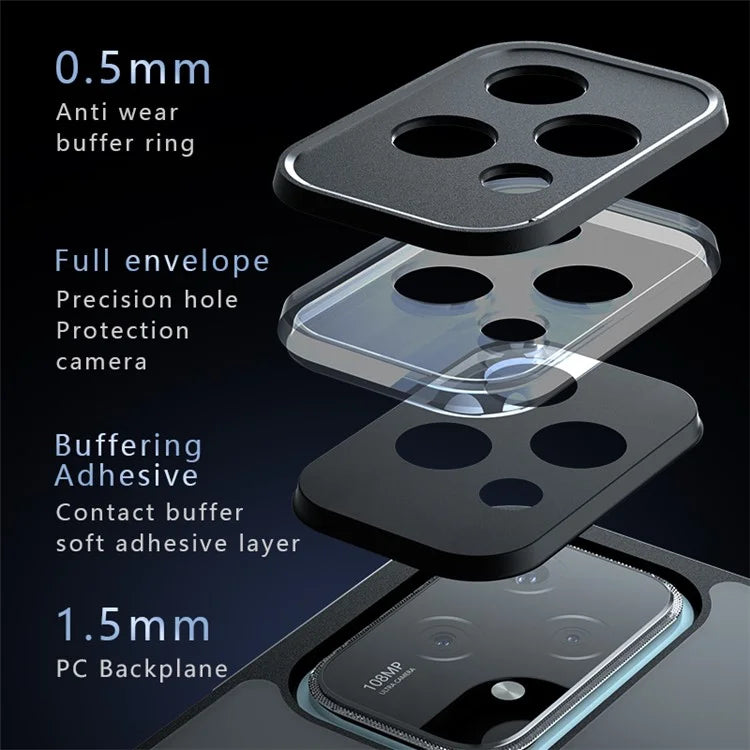 For Honor 200 Lite Case TPU Frame Transprent PC Phone Cover