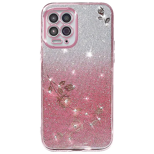 KADEM For Motorola Moto G100 / Edge S Case Glitter Rhinestone Decor TPU Phone Cover