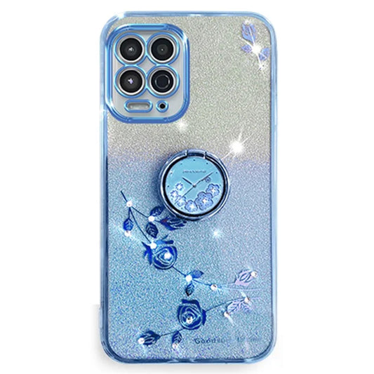 KADEM For Motorola Moto G100 / Edge S Case Rhinestone Glitter TPU Phone Cover with Kickstand