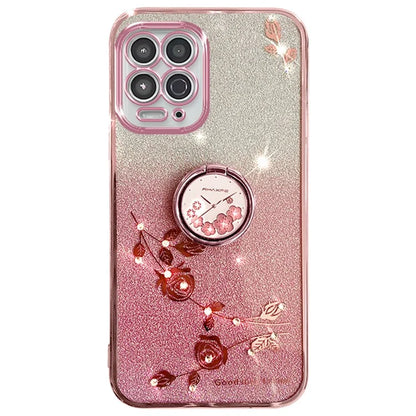 KADEM For Motorola Moto G100 / Edge S Case Rhinestone Glitter TPU Phone Cover with Kickstand