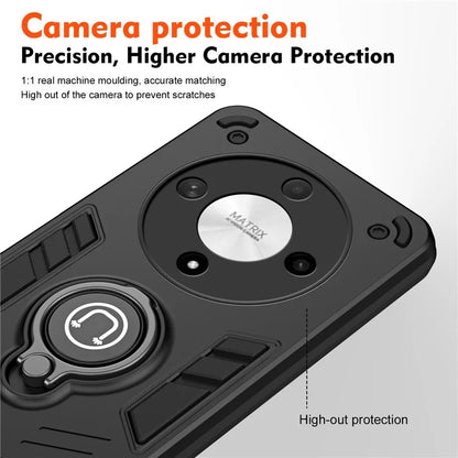 For Honor X9b 5G Case Ring Holder Kickstand PC+TPU Phone Cover