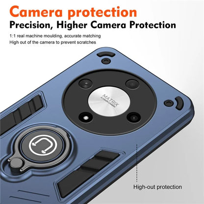 For Honor X9b 5G Case Ring Holder Kickstand PC+TPU Phone Cover