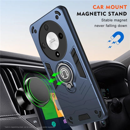 For Honor X9b 5G Case Ring Holder Kickstand PC+TPU Phone Cover