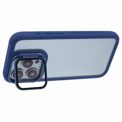 For iPhone 15 Pro Case Anti-Drop TPU+PC Kickstand Phone Cover