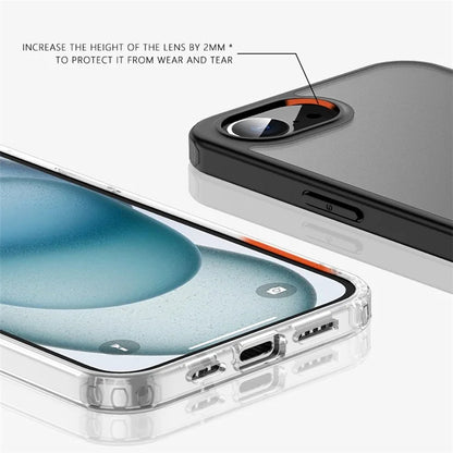 For iPhone SE (2024) Cell Phone Case TPU + PC Shockproof Back Cover
