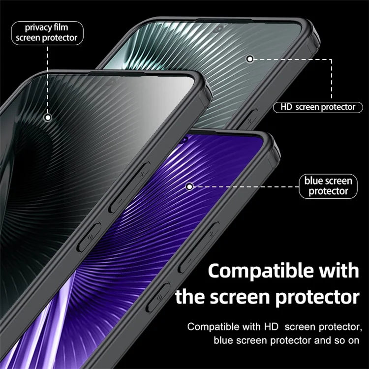 For Xiaomi Redmi Turbo 3 5G / Poco F6 5G Anti-Scratch Phone Case Hybrid TPU + PC Phone Cover