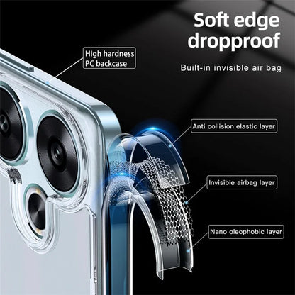 For Xiaomi Redmi Turbo 3 5G / Poco F6 5G Anti-Scratch Phone Case Hybrid TPU + PC Phone Cover