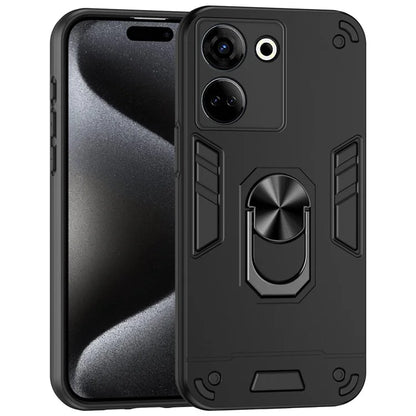For TECNO Camon 20 Pro 4G Case PC+TPU Armor Phone Cover with Kickstand