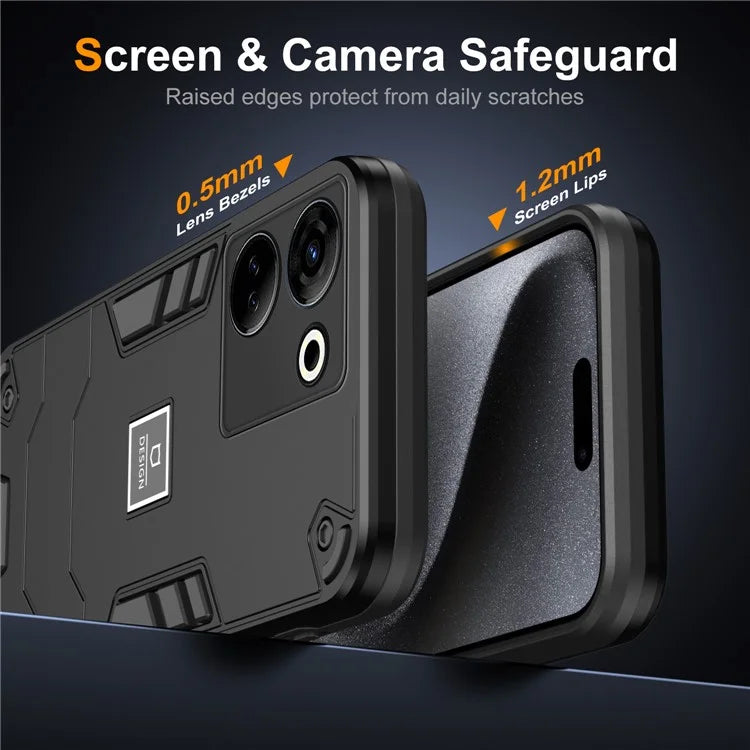 For TECNO Camon 20 Pro 4G Case PC+TPU Drop-Proof Protective Phone Cover
