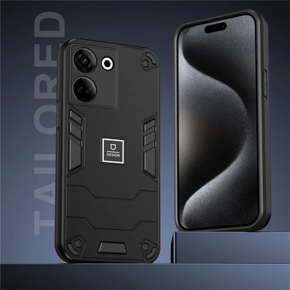 For TECNO Camon 20 Pro 4G Case PC+TPU Drop-Proof Protective Phone Cover