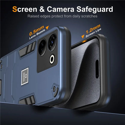 For TECNO Camon 20 Pro 4G Case PC+TPU Drop-Proof Protective Phone Cover