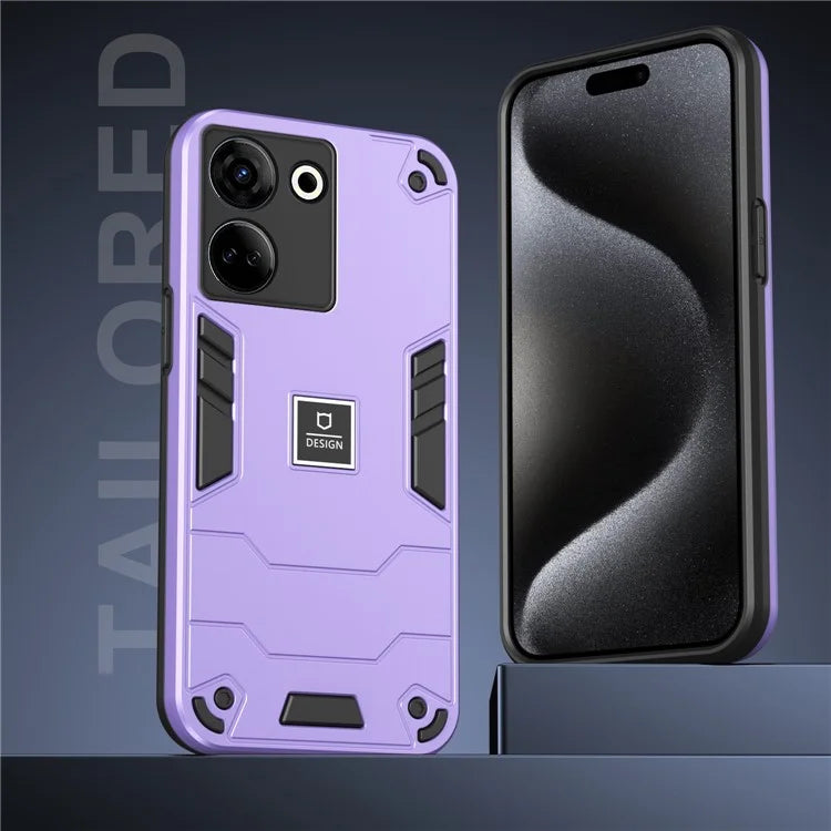 For TECNO Camon 20 Pro 4G Case PC+TPU Drop-Proof Protective Phone Cover
