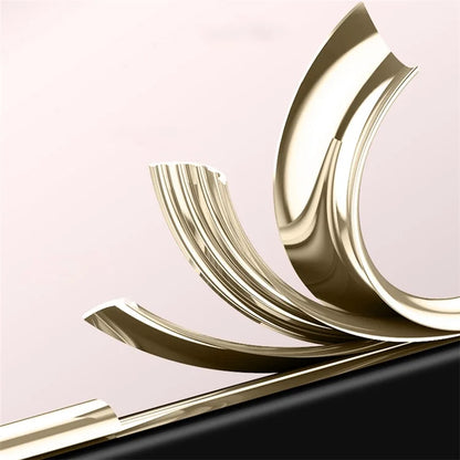 For Huawei Pura 70 Case Electroplating TPU + Leather Phone Back Cover