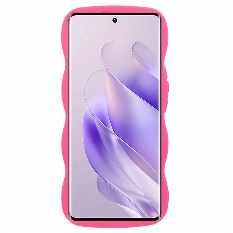 XL Series For Infinix Zero 30 4G Case TPU Phone Cover with Wave Edge Frame