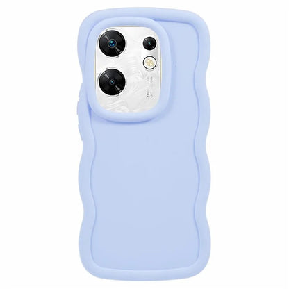 XL Series For Infinix Zero 30 4G Case TPU Phone Cover with Wave Edge Frame