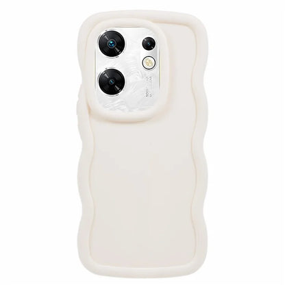 XL Series For Infinix Zero 30 4G Case TPU Phone Cover with Wave Edge Frame