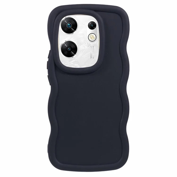 XL Series For Infinix Zero 30 4G Case TPU Phone Cover with Wave Edge Frame