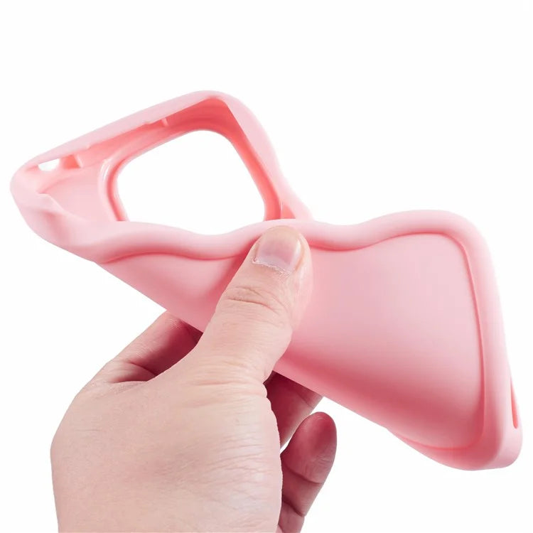 XL Series For Xiaomi Redmi Note 13 5G Case Curly Wave Frame TPU Phone Cover