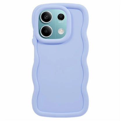 XL Series For Xiaomi Redmi Note 13 5G Case Curly Wave Frame TPU Phone Cover