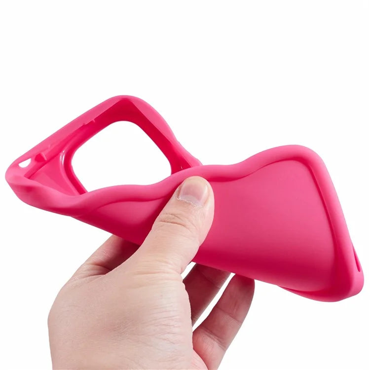 XL Series For Xiaomi Redmi Note 13 5G Case Curly Wave Frame TPU Phone Cover