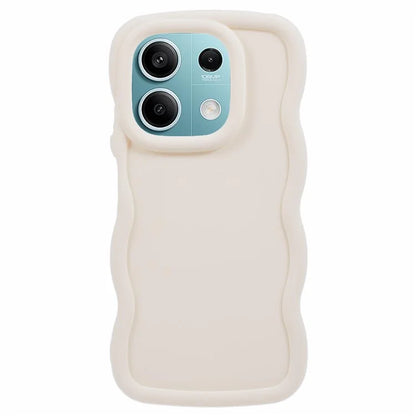 XL Series For Xiaomi Redmi Note 13 5G Case Curly Wave Frame TPU Phone Cover
