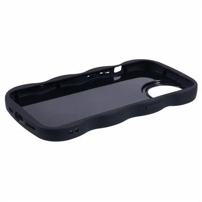 XL Series For iPhone 15 Case Wave Frame Solid Color Flexible TPU Phone Cover