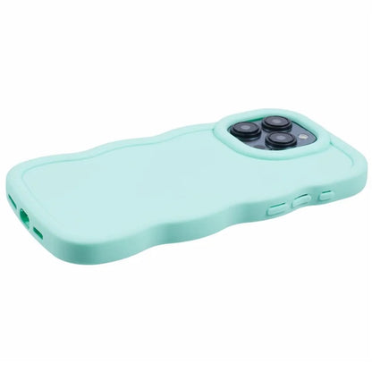 XL Series For iPhone 15 Pro Max Case Solid Color TPU Phone Cover with Wave Frame