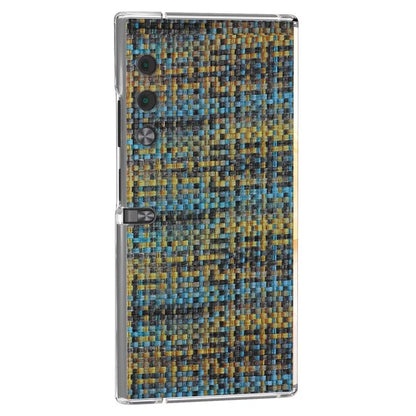 For Honor V Purse Case Colorful Plaid Texture Leather Phone Back Cover