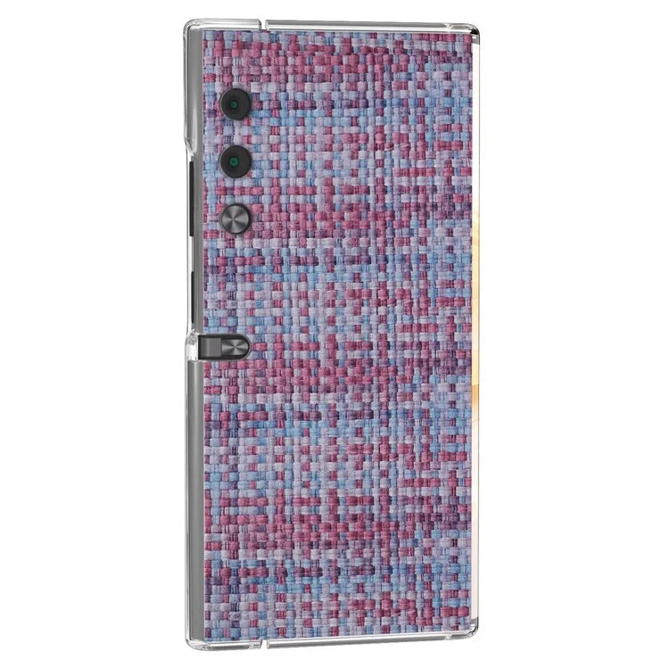 For Honor V Purse Case Colorful Plaid Texture Leather Phone Back Cover