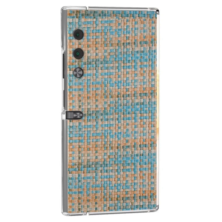For Honor V Purse Case Colorful Plaid Texture Leather Phone Back Cover