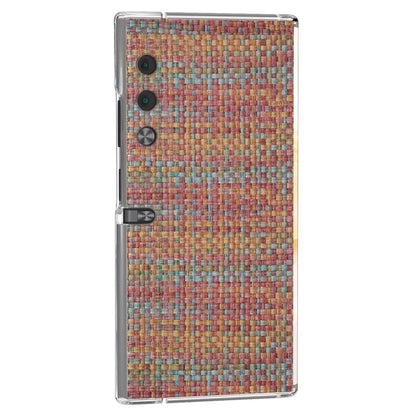 For Honor V Purse Case Colorful Plaid Texture Leather Phone Back Cover