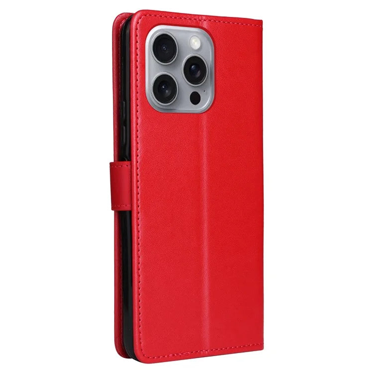 KT Imprinting Flower Series-4 For iPhone 16 Pro Max Leather Phone Case PU Leather Cat Bee Pattern Phone Cover