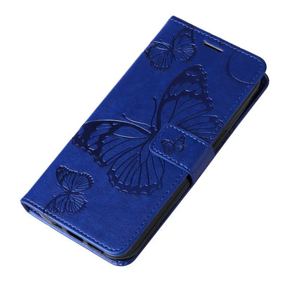 KT Imprinting Flower Series-2 For iPhone 16 Wallet Case Protective Leather Flip Cover