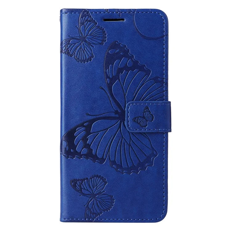 KT Imprinting Flower Series-2 For iPhone 16 Wallet Case Protective Leather Flip Cover