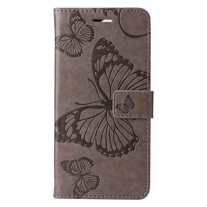 KT Imprinting Flower Series-2 For iPhone 16 Wallet Case Protective Leather Flip Cover