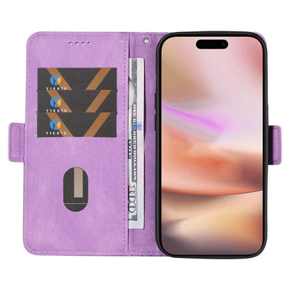 For iPhone 16 Plus Case Rhombus Grid Leather Wallet Phone Cover