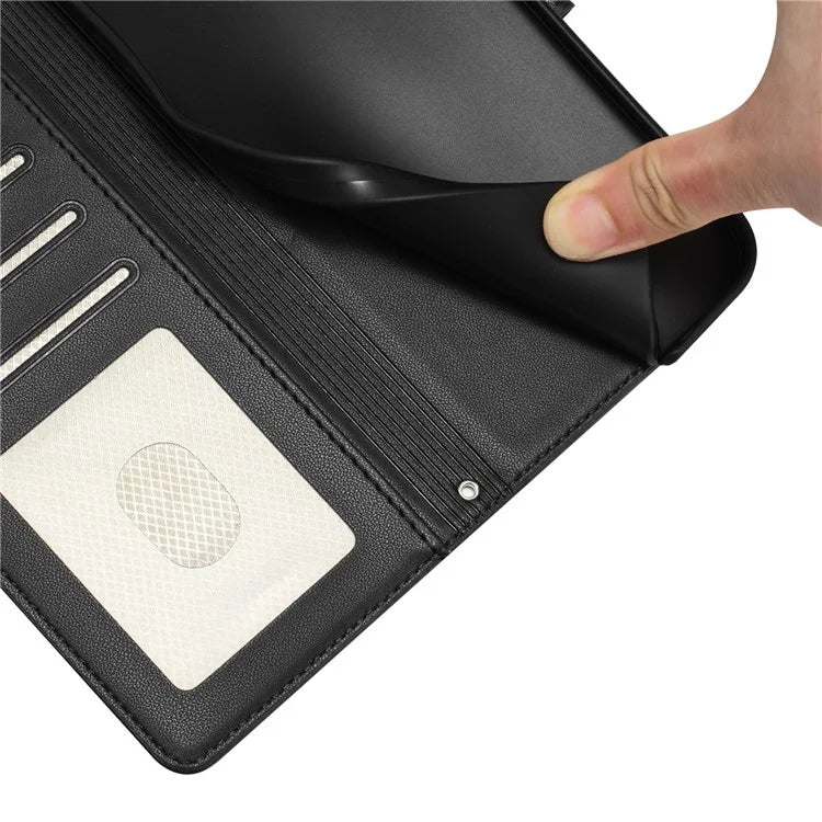 YB Imprinting Series-9 for Google Pixel 8a Case Flip Wallet Leather Phone Cover RFID Blocking