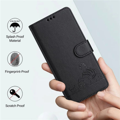 YB Imprinting Series-9 for Google Pixel 8a Case Flip Wallet Leather Phone Cover RFID Blocking