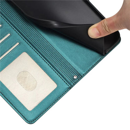 YB Imprinting Series-9 for Google Pixel 8a Case Flip Wallet Leather Phone Cover RFID Blocking
