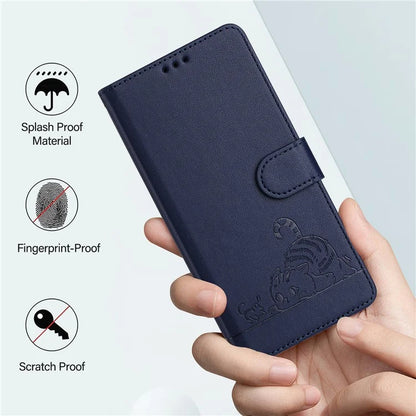 YB Imprinting Series-9 for Google Pixel 8a Case Flip Wallet Leather Phone Cover RFID Blocking