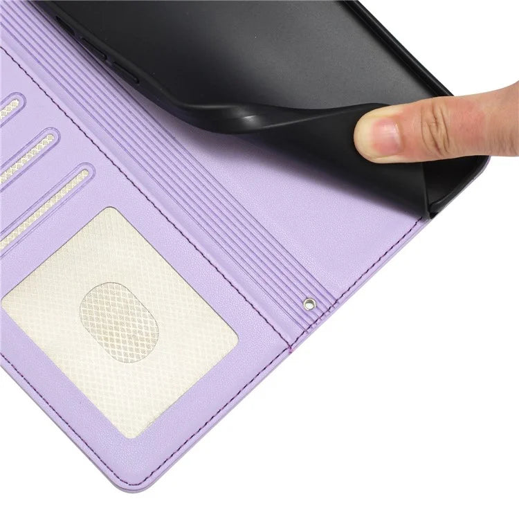 YB Imprinting Series-9 for Google Pixel 8a Case Flip Wallet Leather Phone Cover RFID Blocking