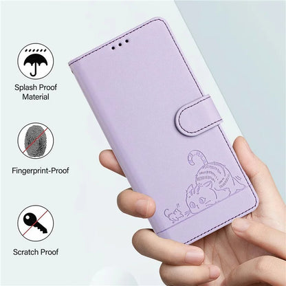 YB Imprinting Series-9 for Google Pixel 8a Case Flip Wallet Leather Phone Cover RFID Blocking