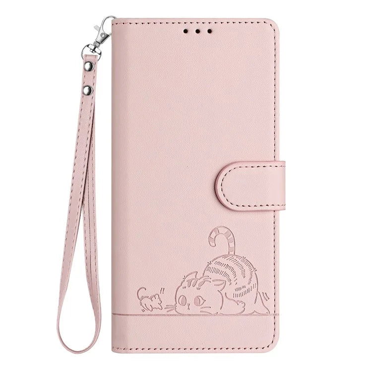 YB Imprinting Series-9 for TECNO Camon 30 4G / Camon 30 5G Leather Case RFID Blocking