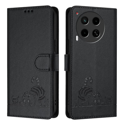 YB Imprinting Series-9 for TECNO Camon 30 4G / Camon 30 5G Leather Case RFID Blocking