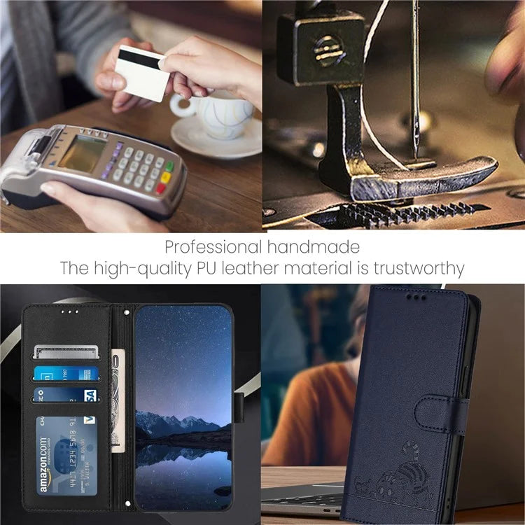 YB Imprinting Series-9 for TECNO Camon 30 4G / Camon 30 5G Leather Case RFID Blocking