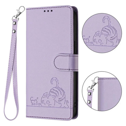 YB Imprinting Series-9 for TECNO Camon 30 4G / Camon 30 5G Leather Case RFID Blocking