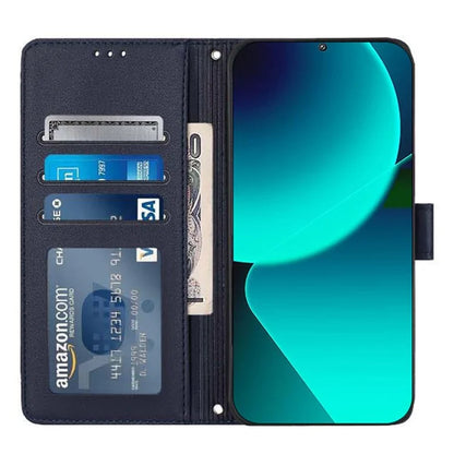 YB Imprinting Series-9 for Xiaomi Redmi Note 13 5G / Note 13 5G (China) Leather Case RFID Blocking Wallet
