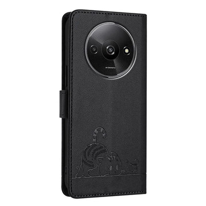YB Imprinting Series-9 for Xiaomi Redmi A3 / Poco C61 4G Case RFID Blocking Leather Wallet Phone Cover