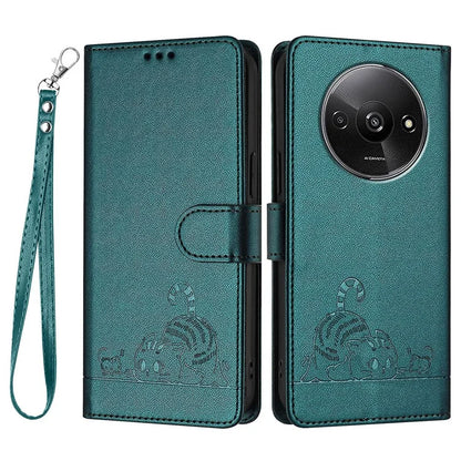 YB Imprinting Series-9 for Xiaomi Redmi A3 / Poco C61 4G Case RFID Blocking Leather Wallet Phone Cover