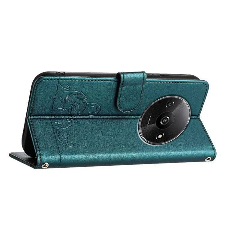 YB Imprinting Series-9 for Xiaomi Redmi A3 / Poco C61 4G Case RFID Blocking Leather Wallet Phone Cover